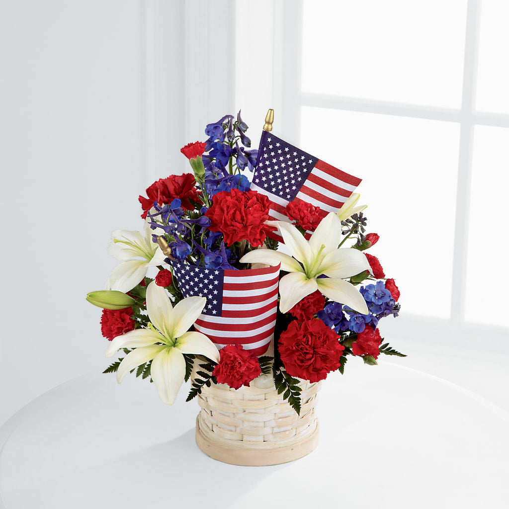 American Glory Bouquet – HEARTS & FLOWERS FLORIST, Pine Bush NY