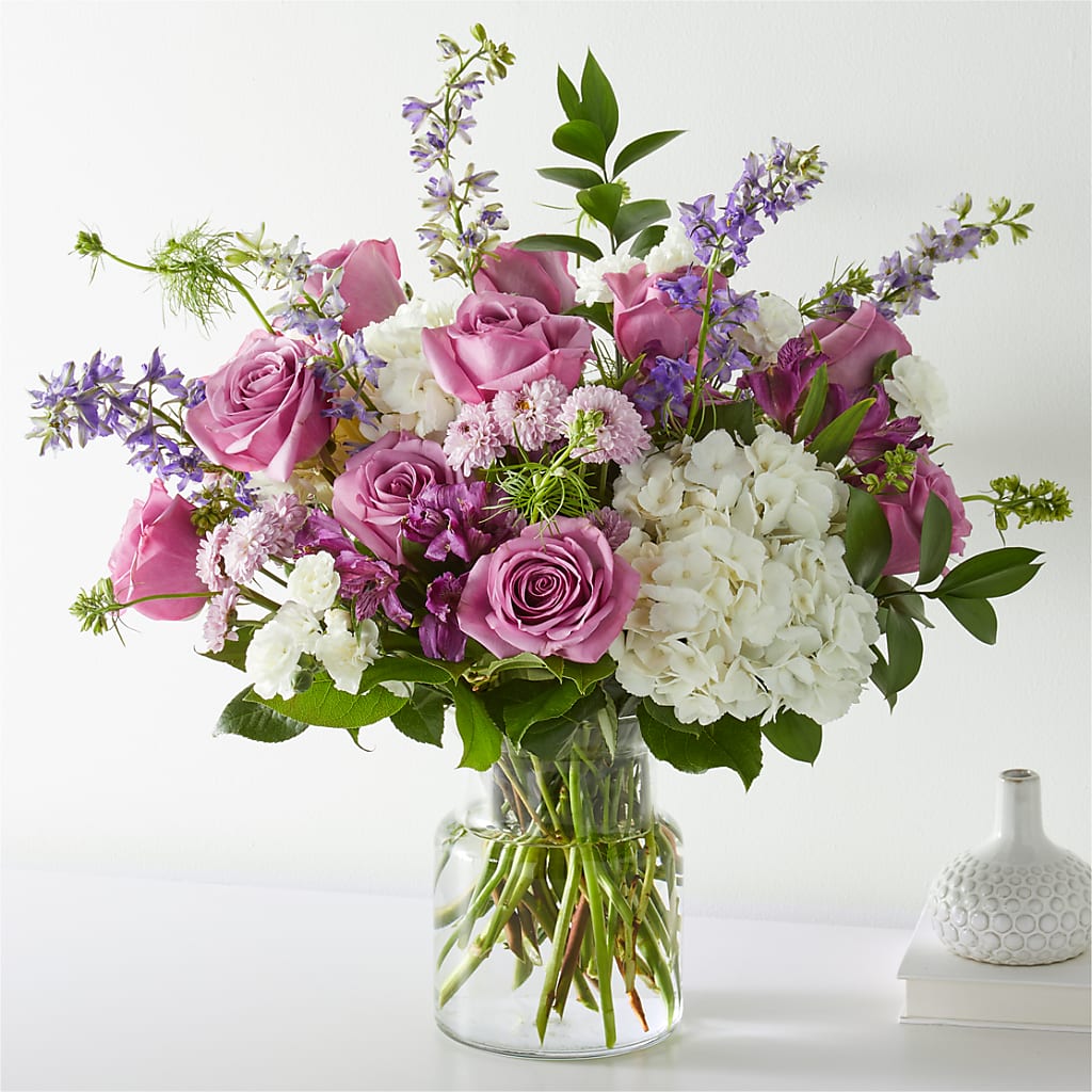 Violet Caress Bouquet – HEARTS & FLOWERS FLORIST, Pine Bush NY