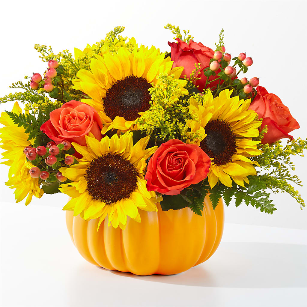 Pick of the Patch Pumpkin Bouquet – HEARTS & FLOWERS FLORIST, Pine Bush NY