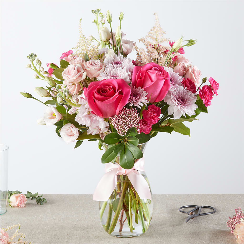 Pink Ribbon - A Florist Original – HEARTS & FLOWERS FLORIST, Pine Bush NY