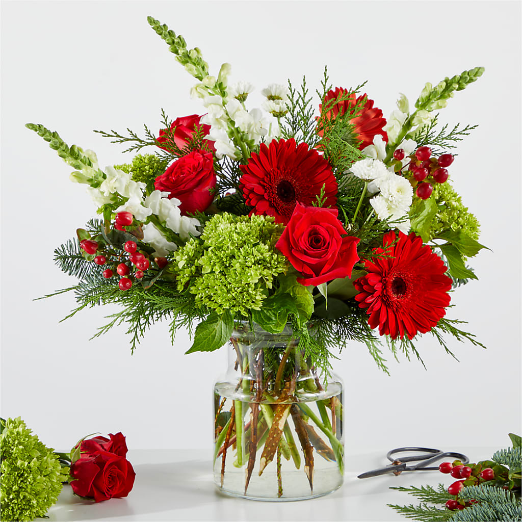 Merry Moment Bouquet – A Florist Original – HEARTS & FLOWERS FLORIST, Pine Bush NY