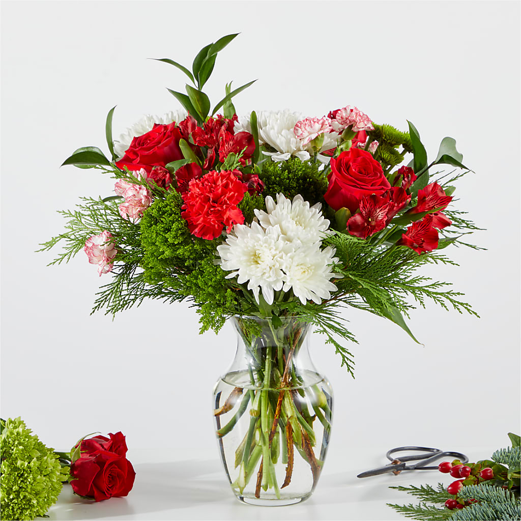 Merry Moment Bouquet – A Florist Original – HEARTS & FLOWERS FLORIST, Pine Bush NY