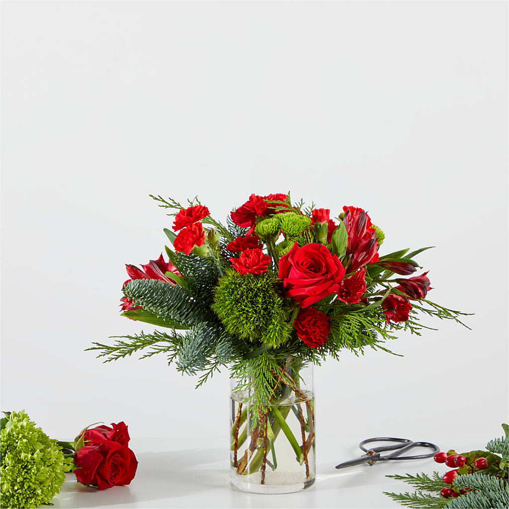 Merry Moment Bouquet – A Florist Original – HEARTS & FLOWERS FLORIST, Pine Bush NY