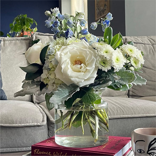 Clear Skies Bouquet – HEARTS & FLOWERS FLORIST, Pine Bush NY