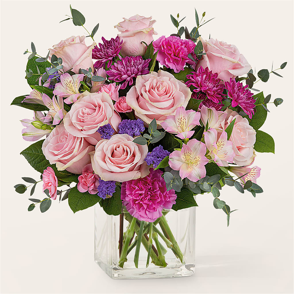 Rosy Radiance Bouquet – HEARTS & FLOWERS FLORIST, Pine Bush NY