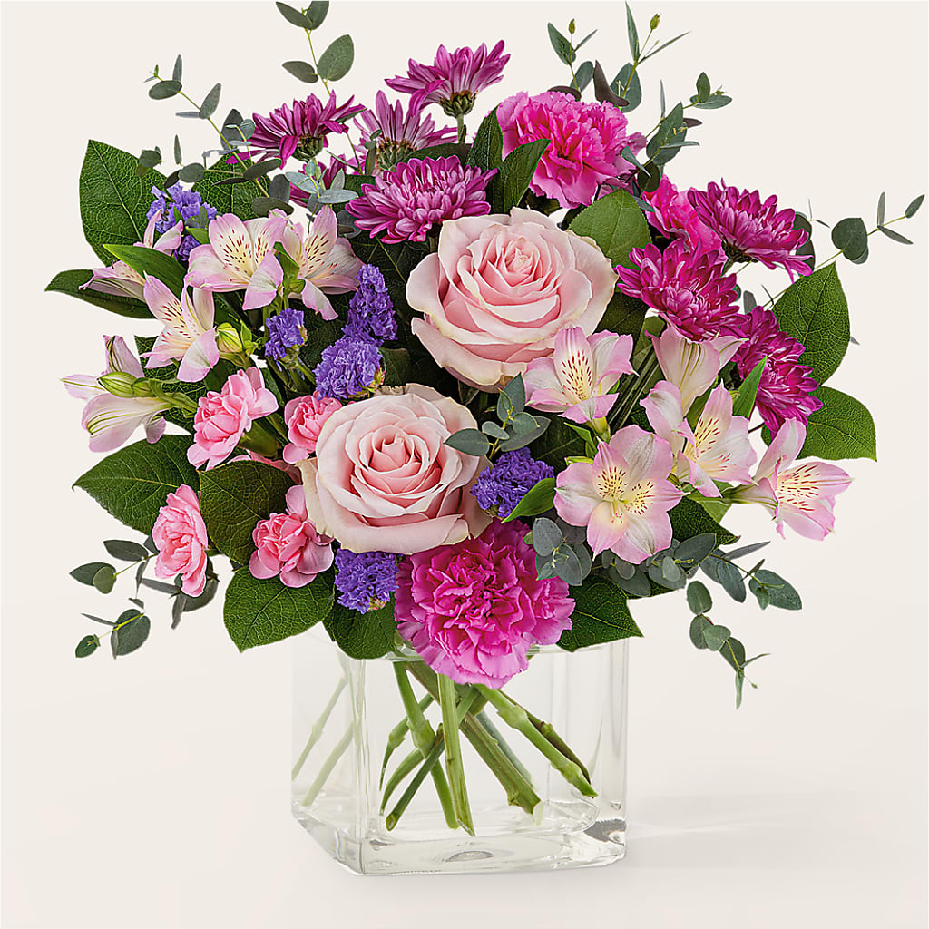 Rosy Radiance Bouquet – HEARTS & FLOWERS FLORIST, Pine Bush NY