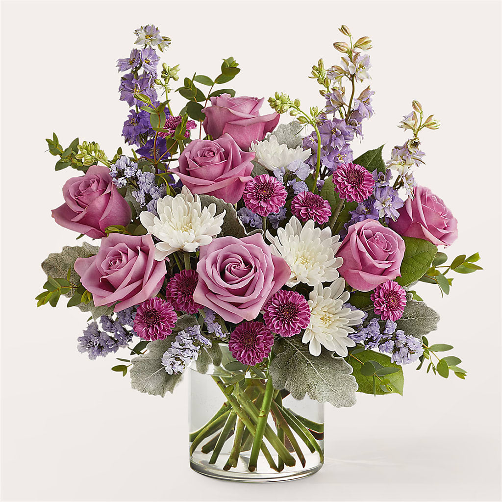 Violet Frost Bouquet – HEARTS & FLOWERS FLORIST, Pine Bush NY