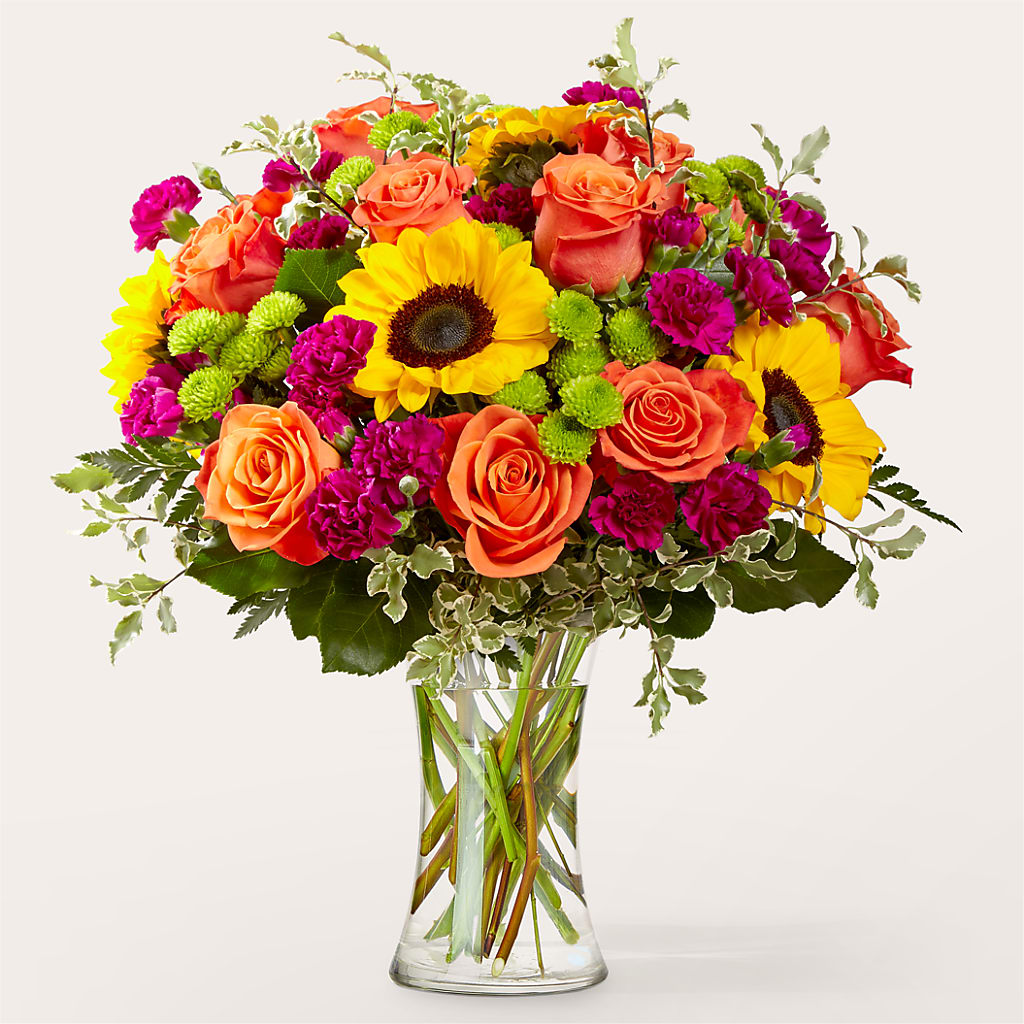 Warmth & Light Bouquet – HEARTS & FLOWERS FLORIST, Pine Bush NY