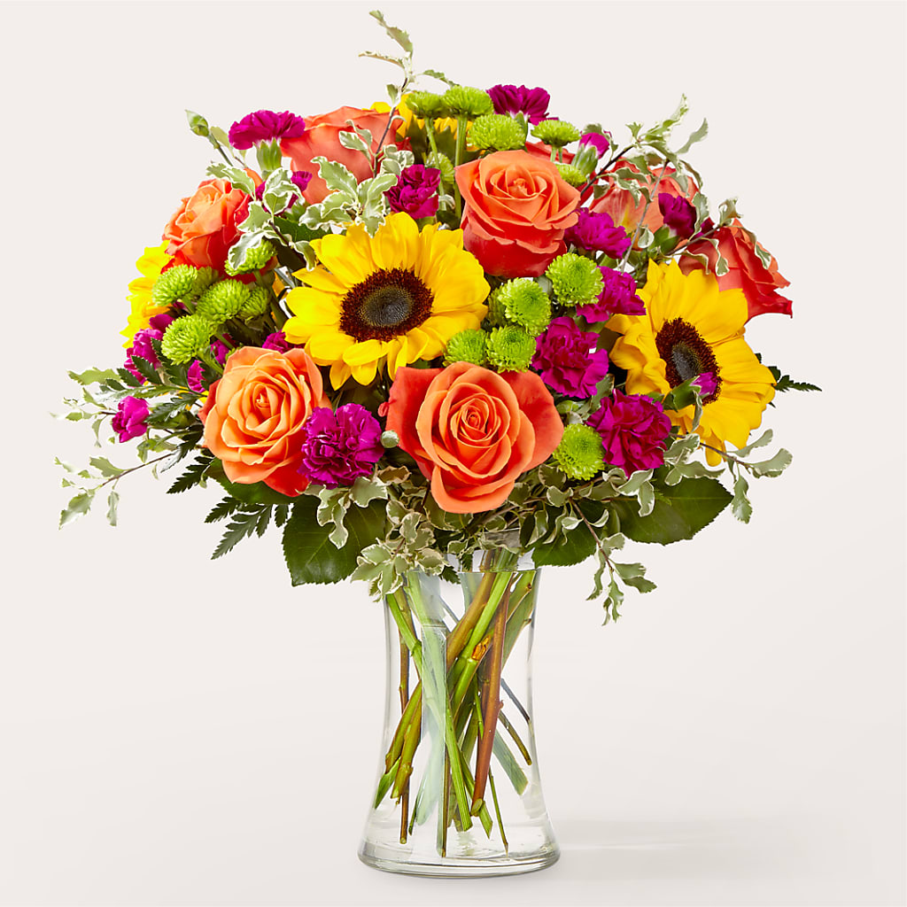 Warmth & Light Bouquet – HEARTS & FLOWERS FLORIST, Pine Bush NY