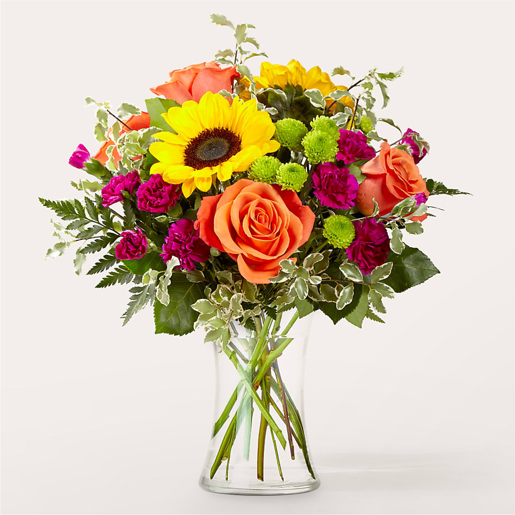 Warmth & Light Bouquet – HEARTS & FLOWERS FLORIST, Pine Bush NY