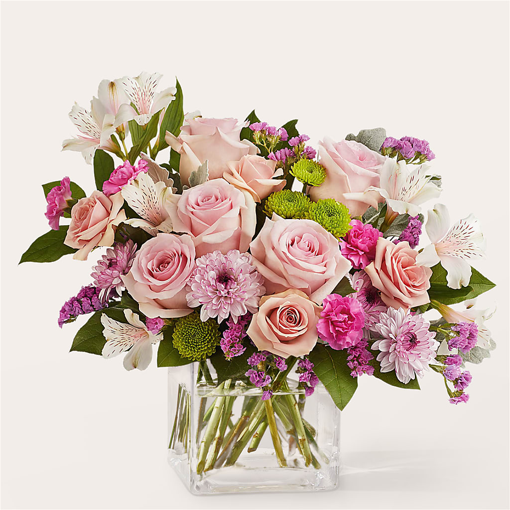 Pink Suede Bouquet – HEARTS & FLOWERS FLORIST, Pine Bush NY