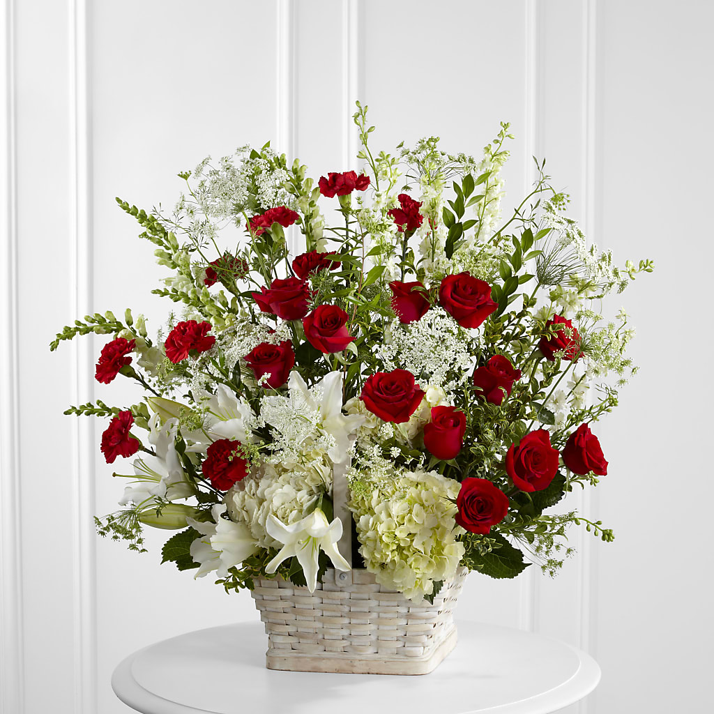 In Loving Memory Arrangement – HEARTS & FLOWERS FLORIST, Pine Bush NY