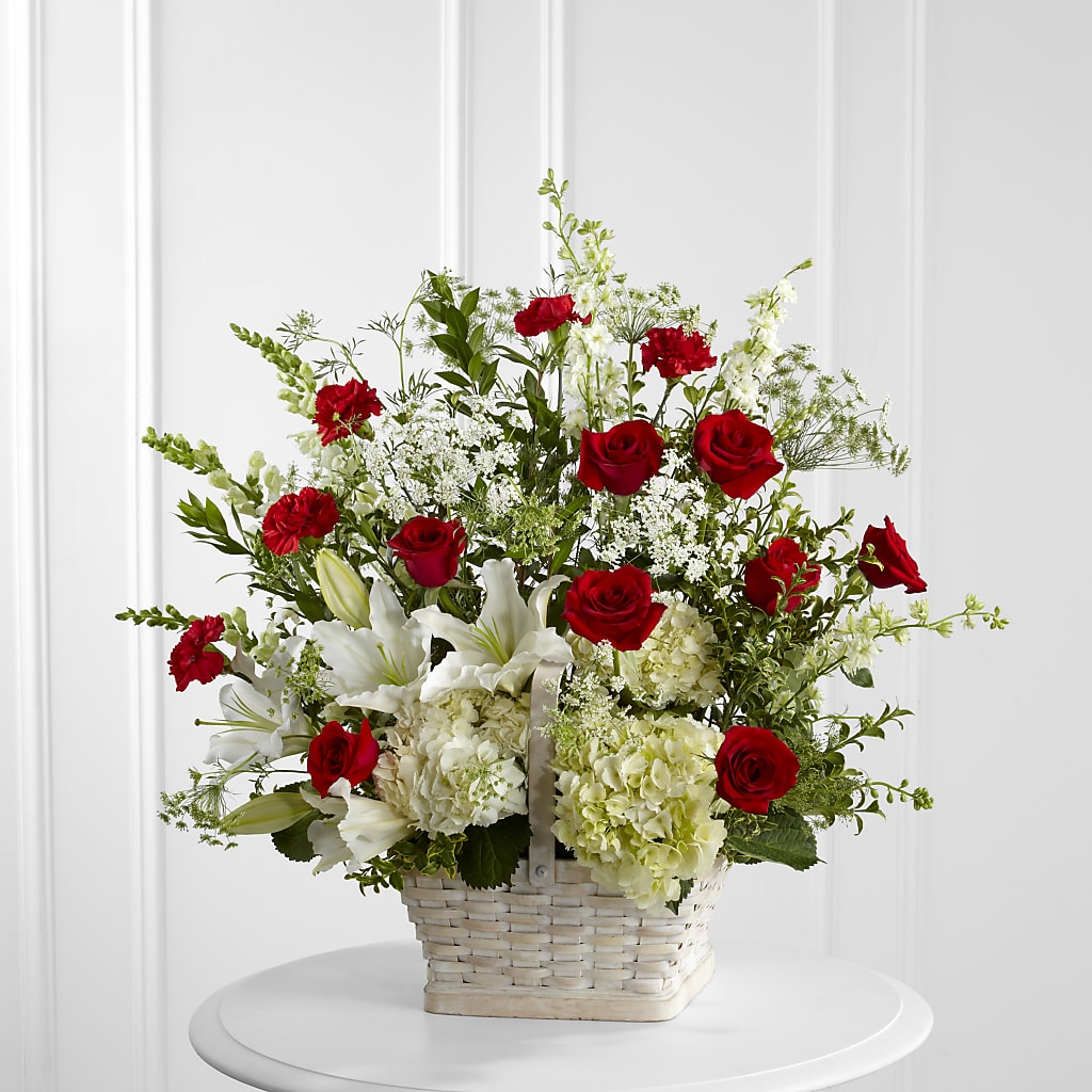 In Loving Memory Arrangement – HEARTS & FLOWERS FLORIST, Pine Bush NY