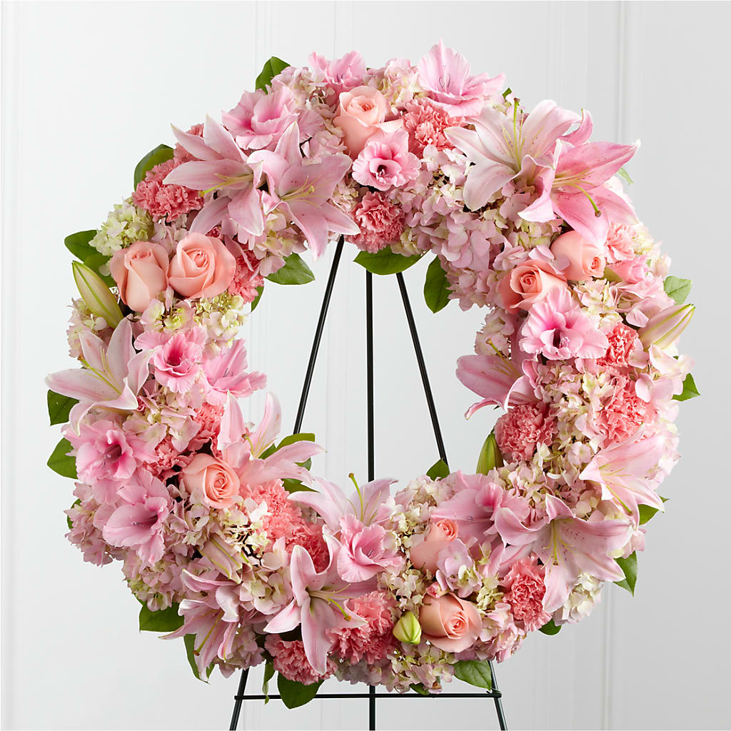 Loving Remembrance Wreath – HEARTS & FLOWERS FLORIST, Pine Bush NY