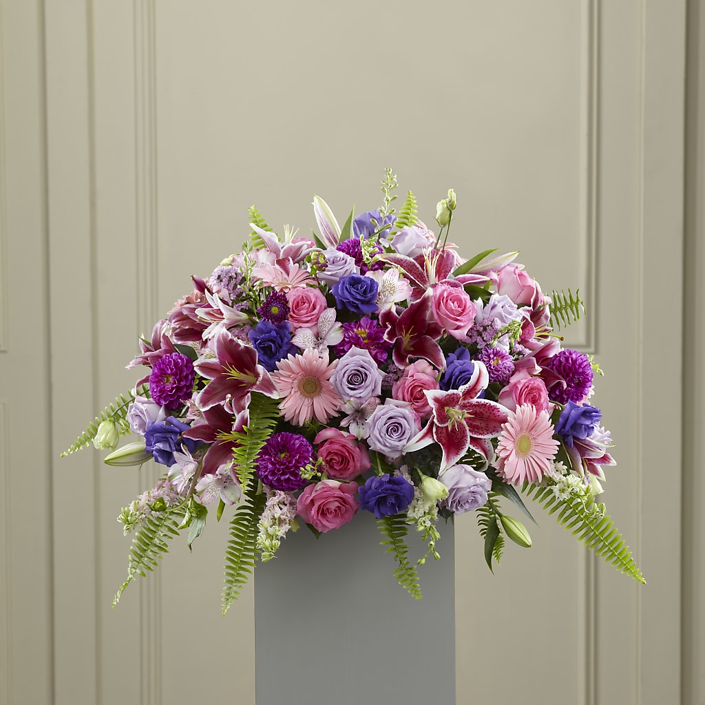 Fare Thee Well Pedestal – HEARTS & FLOWERS FLORIST, Pine Bush NY