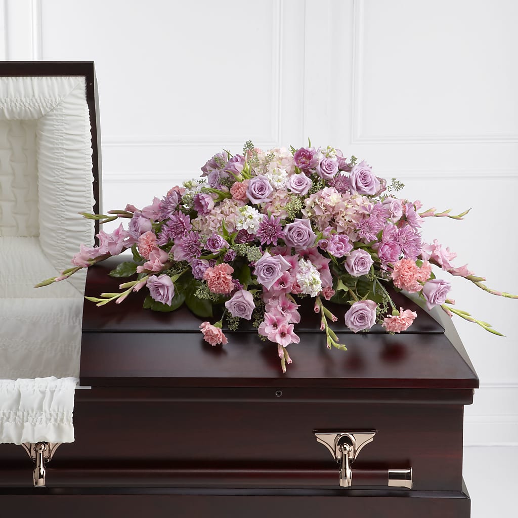 Immorata Casket Spray – HEARTS & FLOWERS FLORIST, Pine Bush NY