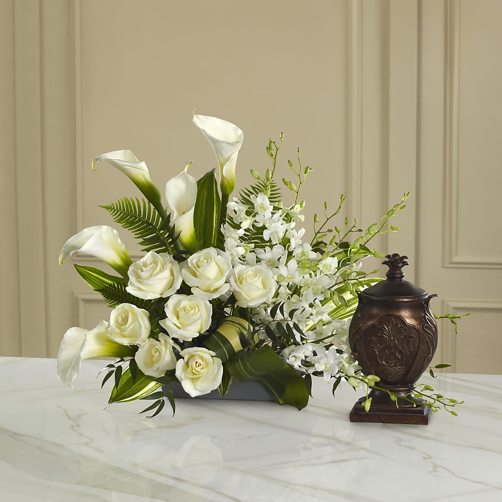 At Peace Arrangement – HEARTS & FLOWERS FLORIST, Pine Bush NY