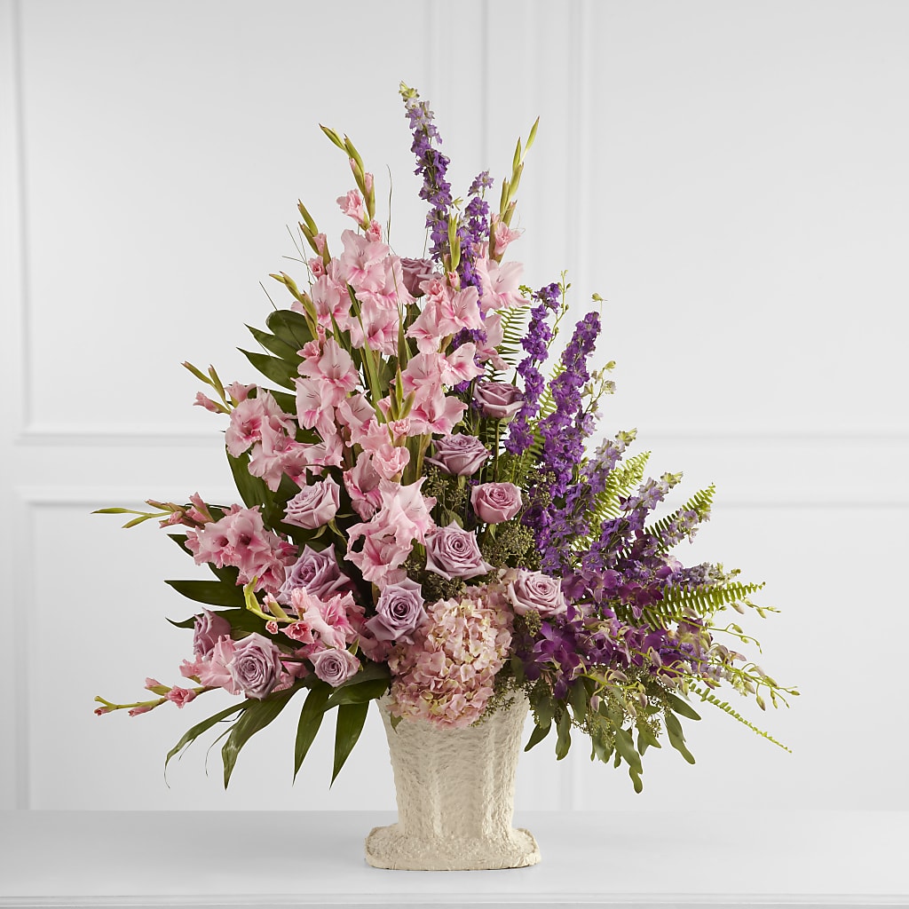 Flowing Garden Arrangement – HEARTS & FLOWERS FLORIST, Pine Bush NY