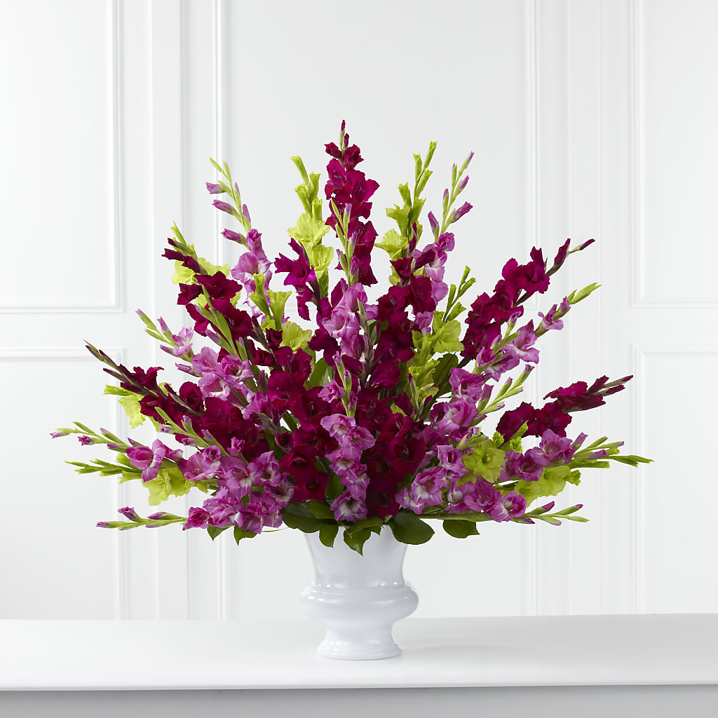 Solemn Offering Arrangement – HEARTS & FLOWERS FLORIST, Pine Bush NY