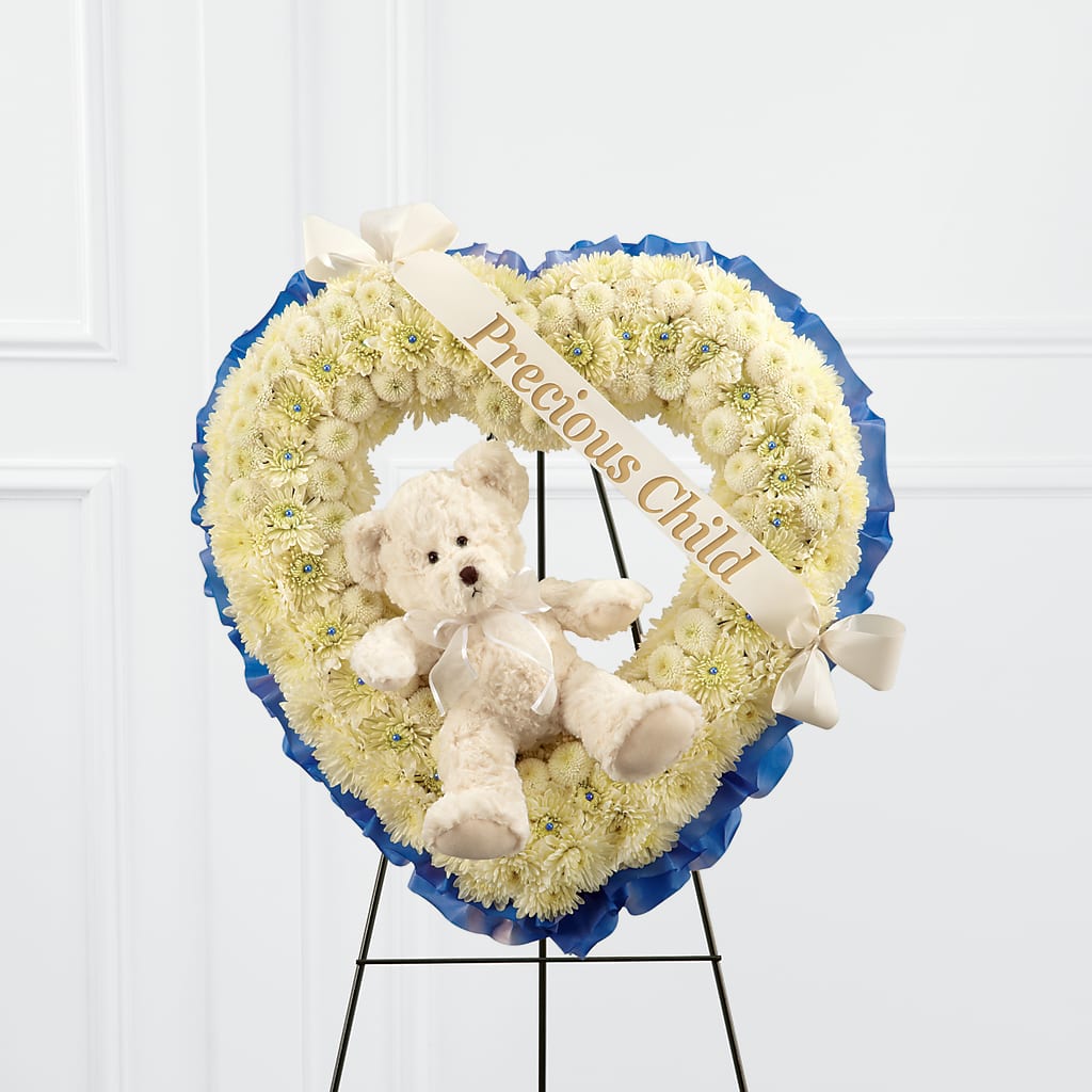 Precious Child Standing Heart – HEARTS & FLOWERS FLORIST, Pine Bush NY