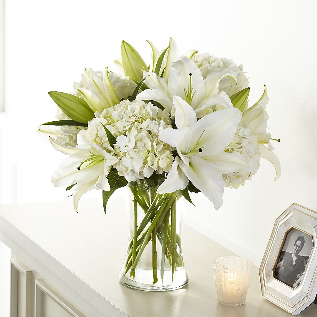 Compassionate Lily Bouquet – HEARTS & FLOWERS FLORIST, Pine Bush NY