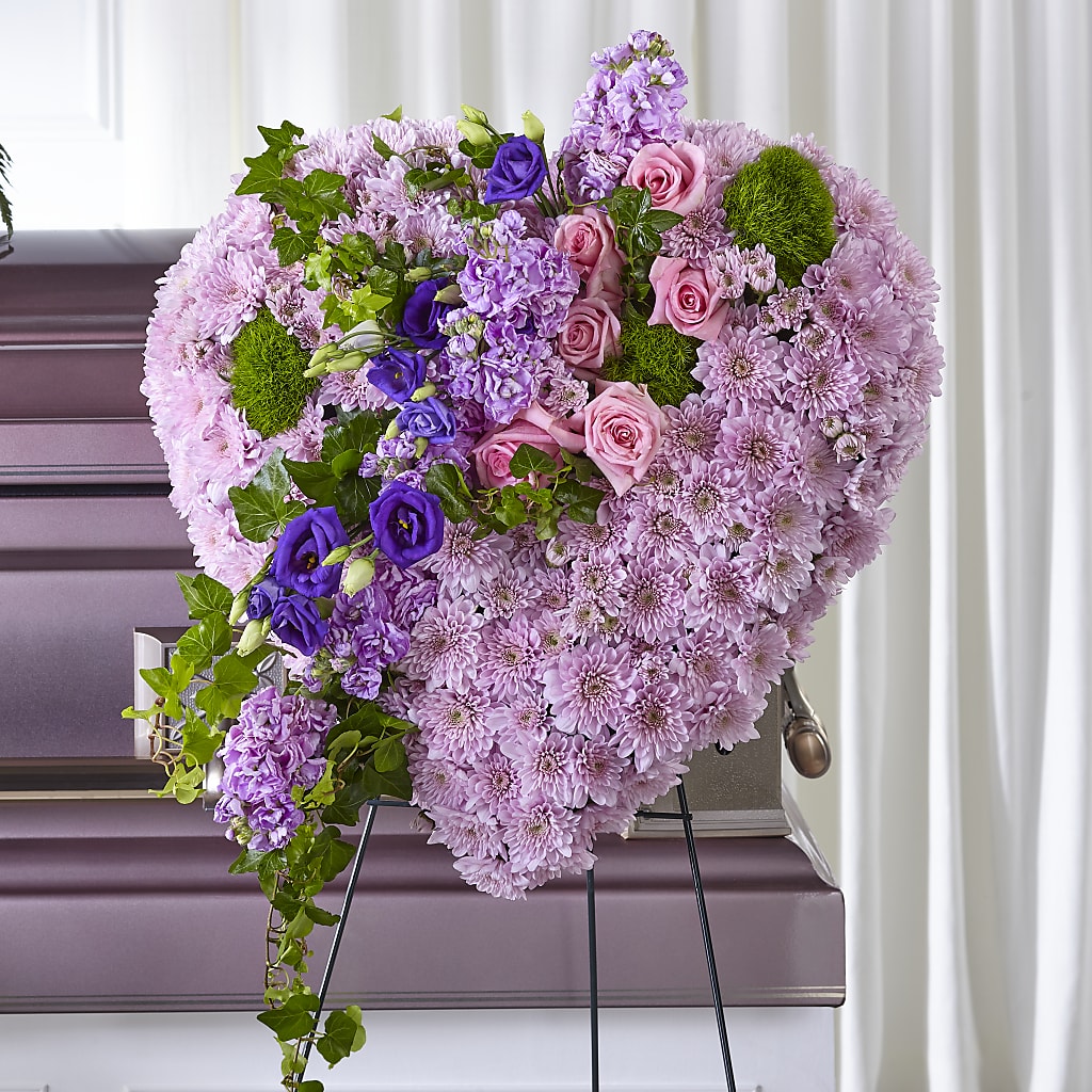 Treasured Love Standing Heart – HEARTS & FLOWERS FLORIST, Pine Bush NY