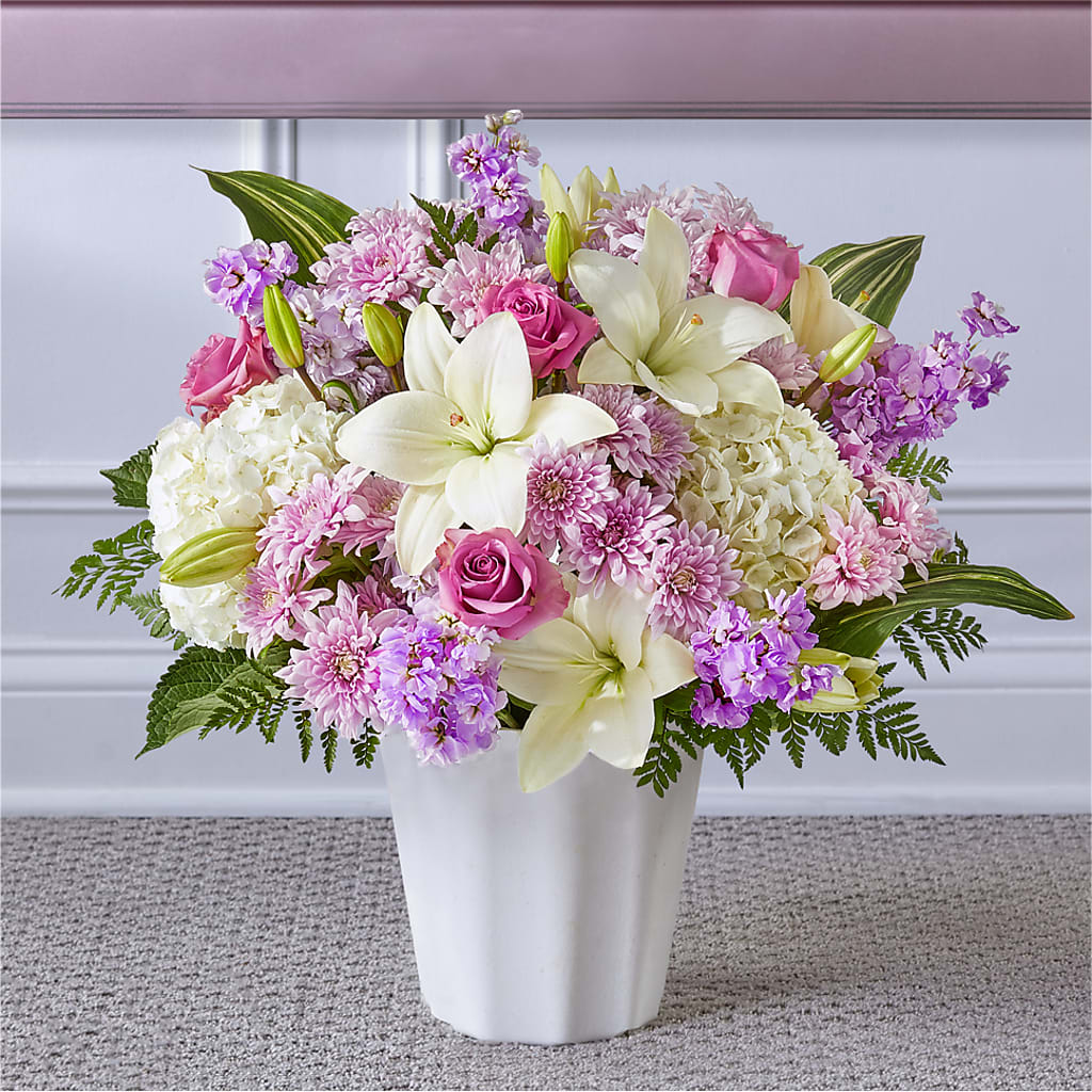 Heaven Sent Floor Basket – HEARTS & FLOWERS FLORIST, Pine Bush NY