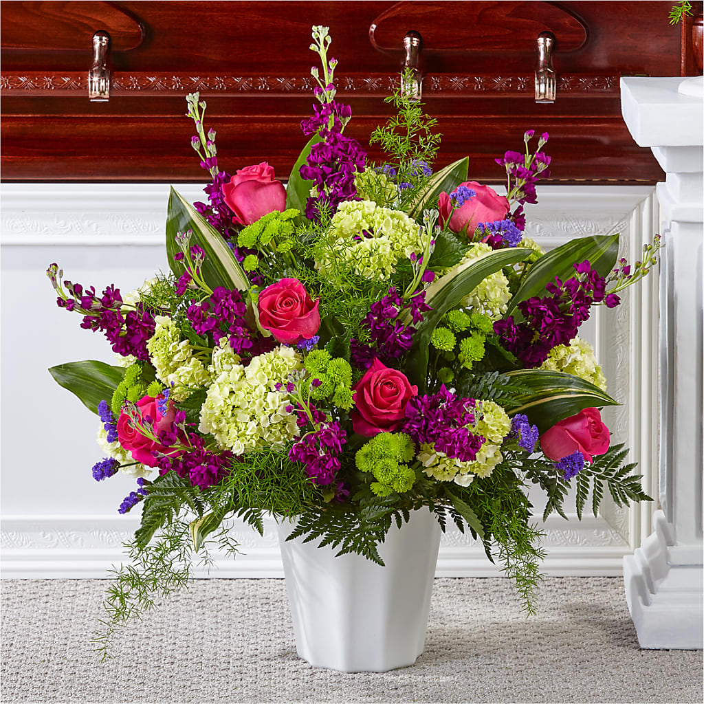Beautiful Horizons Floor Basket – HEARTS & FLOWERS FLORIST, Pine Bush NY