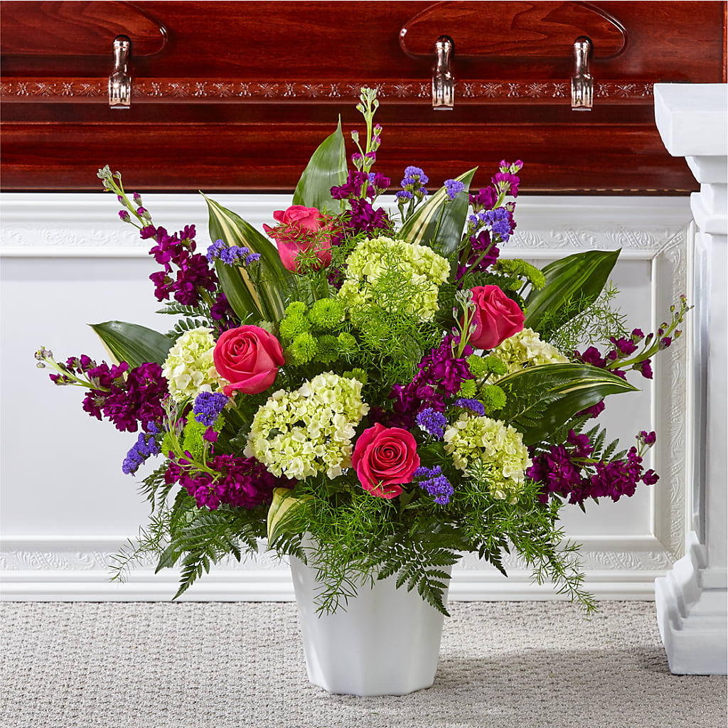 Beautiful Horizons Floor Basket – HEARTS & FLOWERS FLORIST, Pine Bush NY
