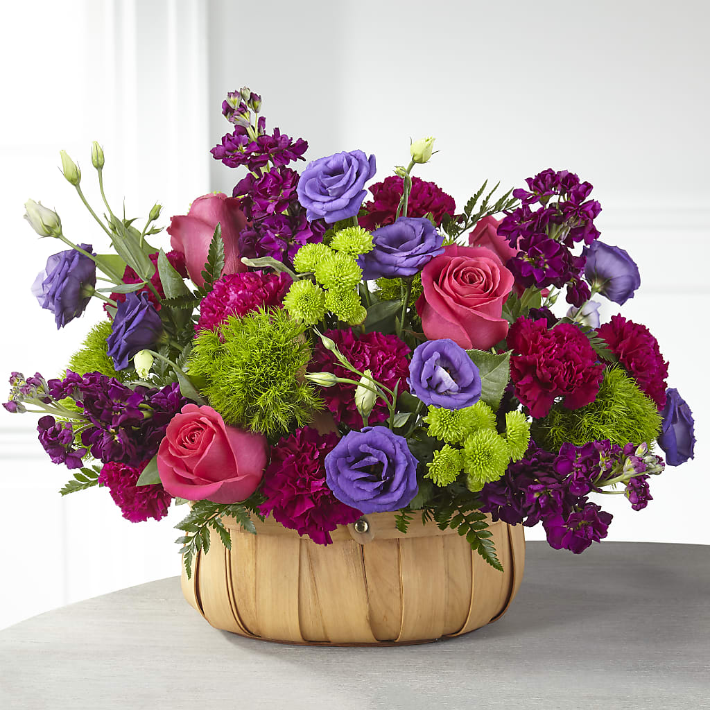 Serene Sanctuary Basket – HEARTS & FLOWERS FLORIST, Pine Bush NY