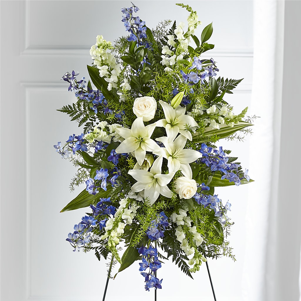 Faithful Friend Standing Spray – HEARTS & FLOWERS FLORIST, Pine Bush NY