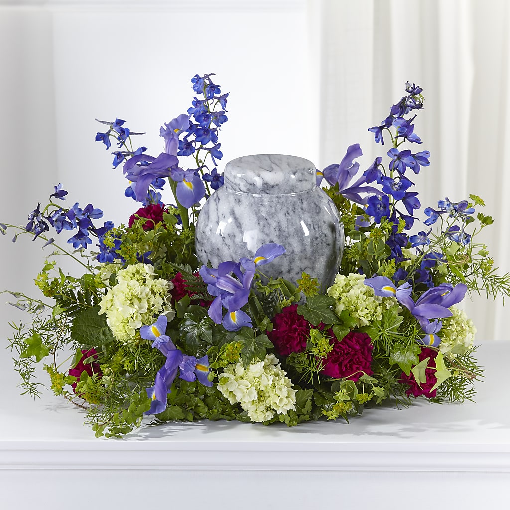Forever Remembered Cremation Adornment – HEARTS & FLOWERS FLORIST, Pine Bush NY