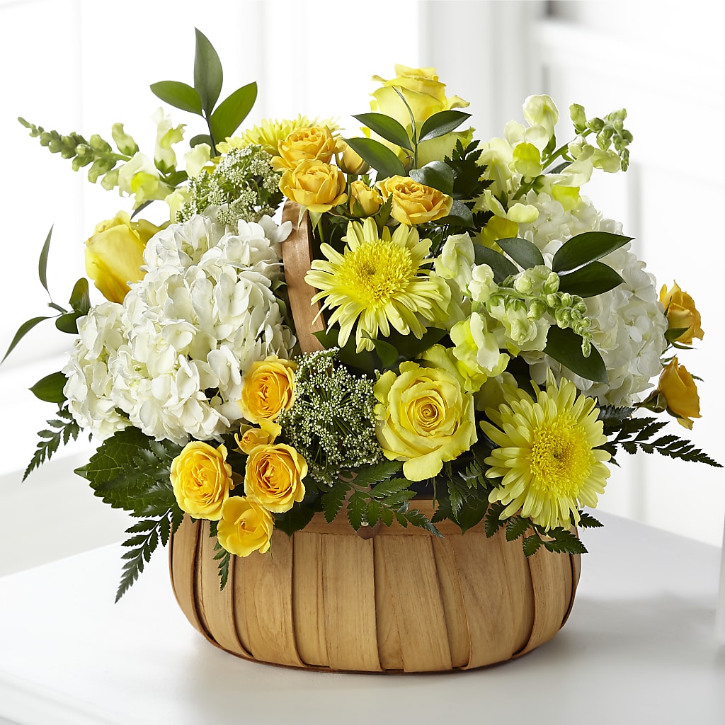 Rustic Remembrance Basket – HEARTS & FLOWERS FLORIST, Pine Bush NY
