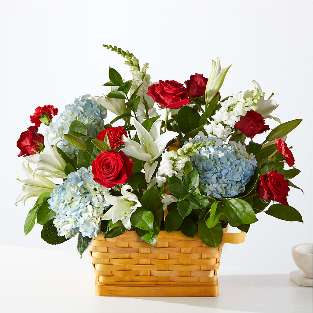 Greater Glory Basket – HEARTS & FLOWERS FLORIST, Pine Bush NY