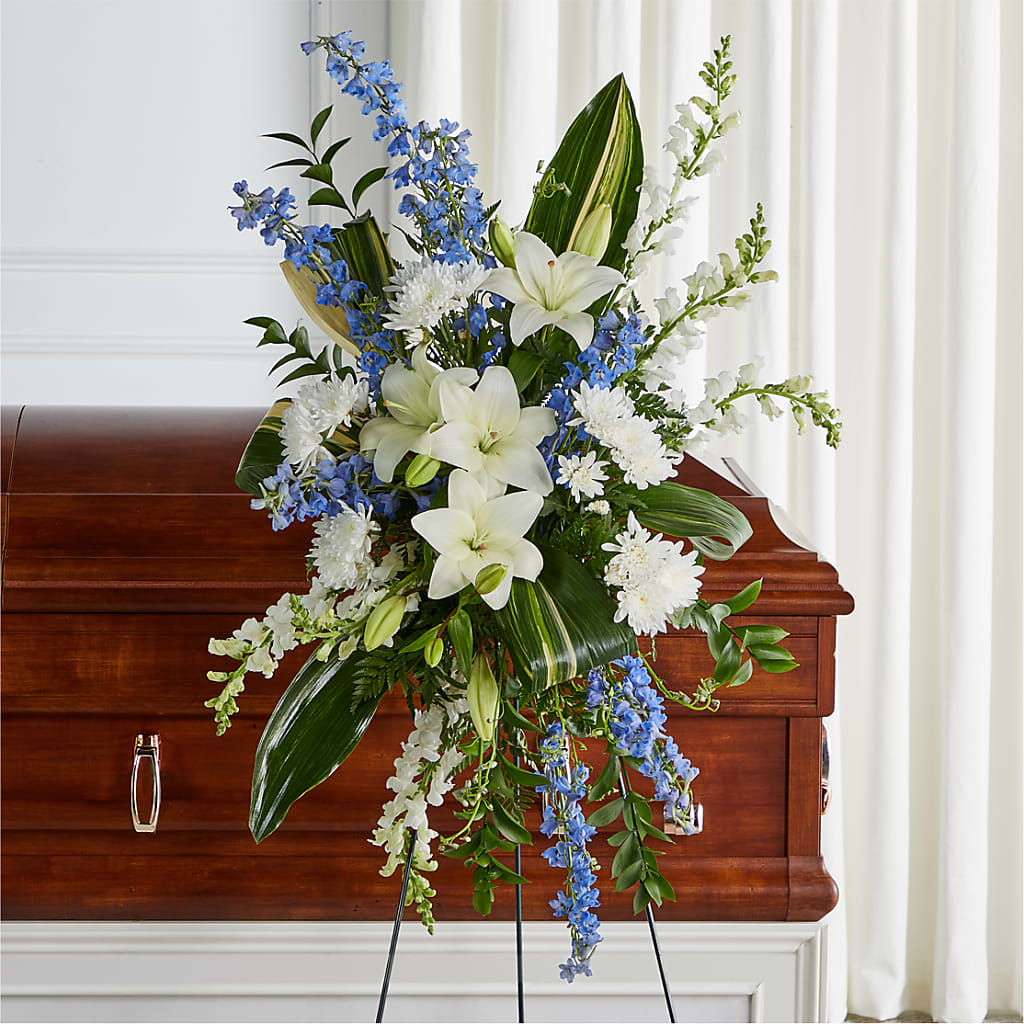 Eternal Impressions Standing Spray – HEARTS & FLOWERS FLORIST, Pine Bush NY
