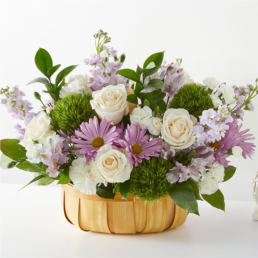 Peace & Love Basket – HEARTS & FLOWERS FLORIST, Pine Bush NY