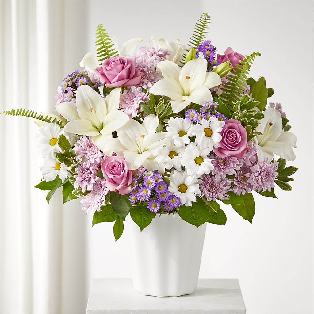 Warmest Thoughts Tabletop Basket – HEARTS & FLOWERS FLORIST, Pine Bush NY