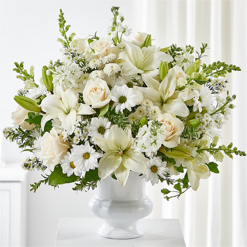 Uplifting Urn Arrangement – HEARTS & FLOWERS FLORIST, Pine Bush NY