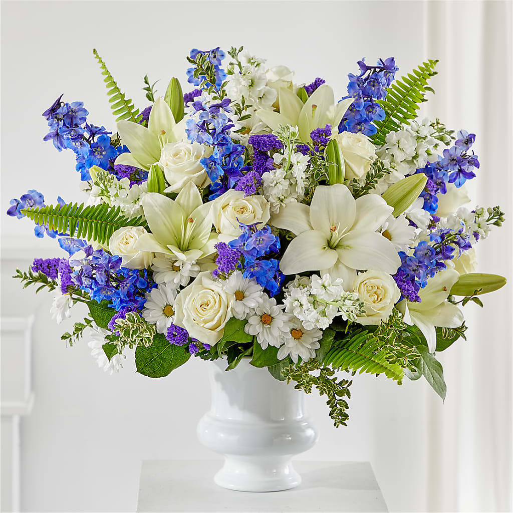 Expressions of Hope Urn Arrangement – HEARTS & FLOWERS FLORIST, Pine Bush NY