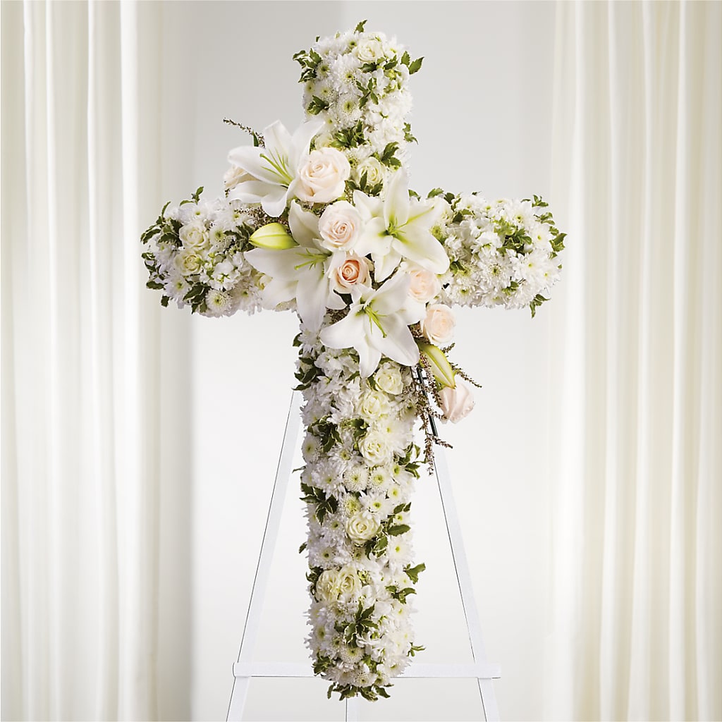 Spiritual Guidance Standing Spray – HEARTS & FLOWERS FLORIST, Pine Bush NY