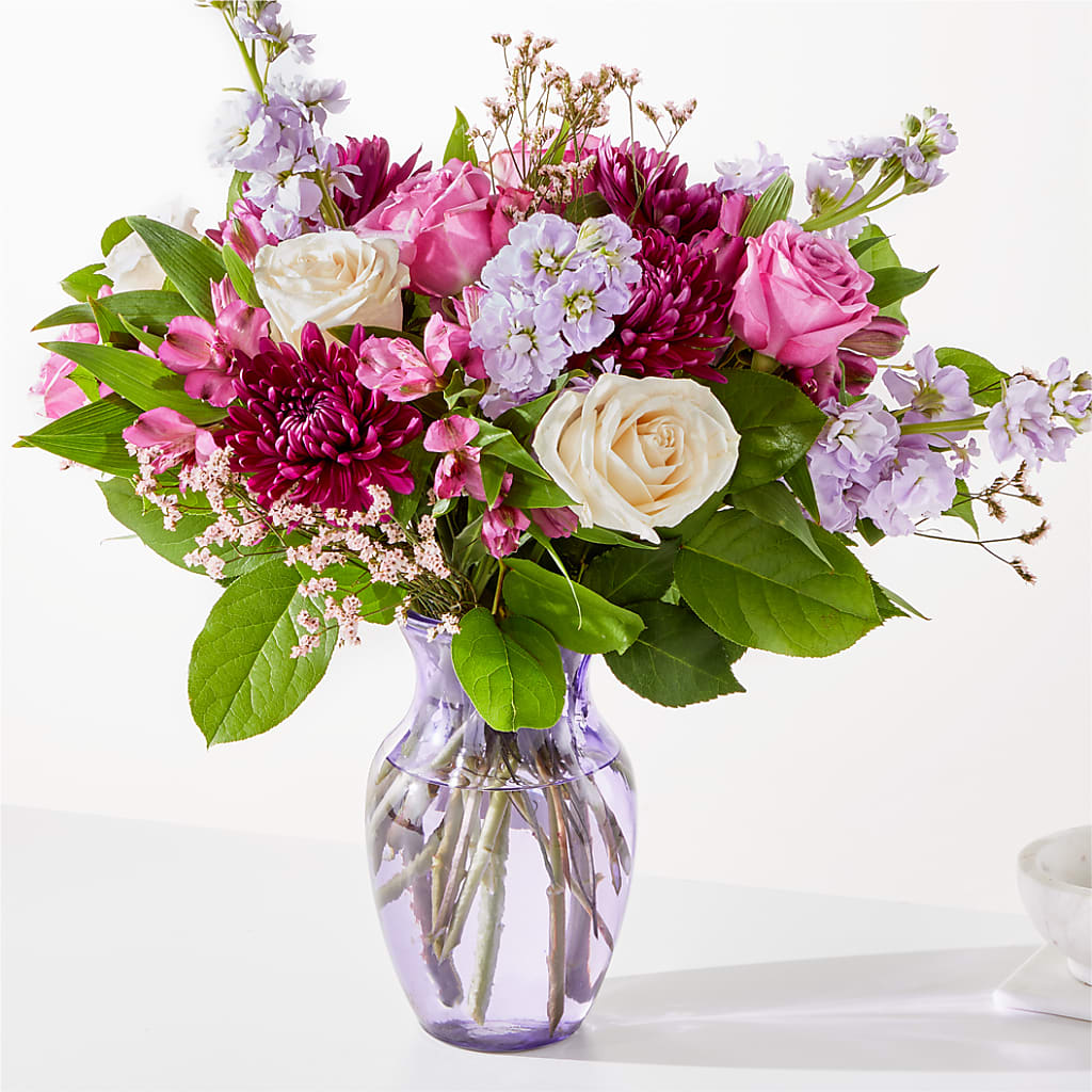 Amethyst Dreams Bouquet – HEARTS & FLOWERS FLORIST, Pine Bush NY