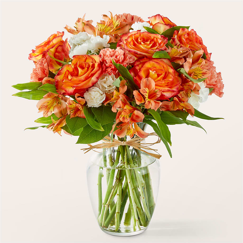 Apricot Glow Bouquet – HEARTS & FLOWERS FLORIST, Pine Bush NY