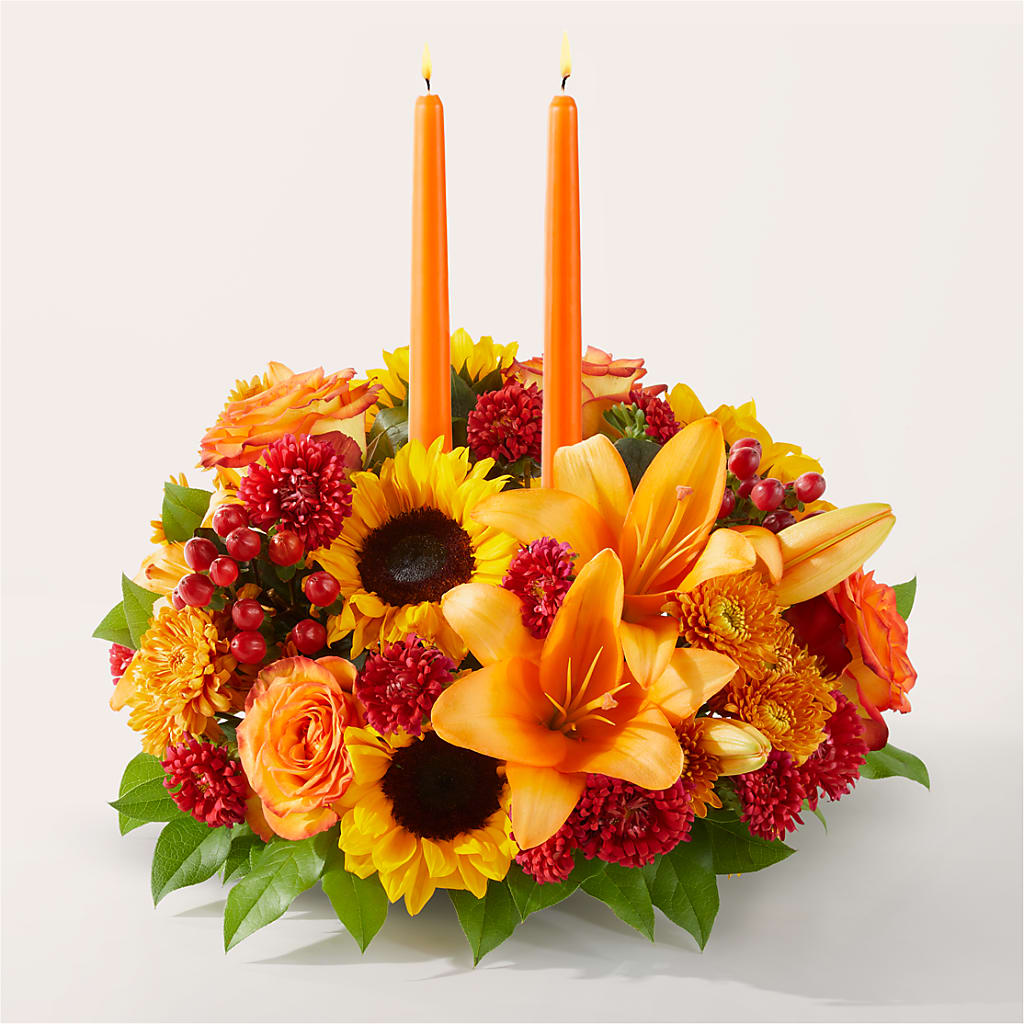 Grateful Centerpiece – HEARTS & FLOWERS FLORIST, Pine Bush NY
