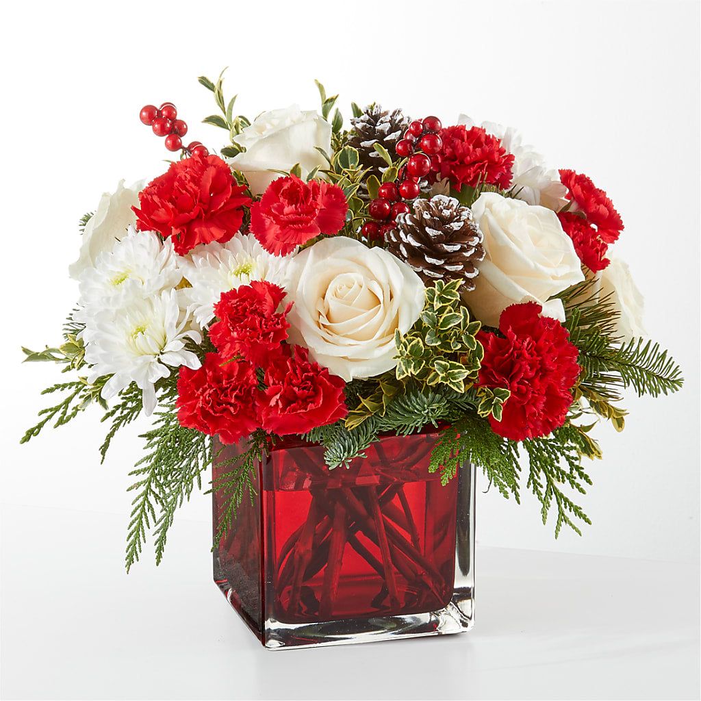 Christmas Market Bouquet – HEARTS & FLOWERS FLORIST, Pine Bush NY