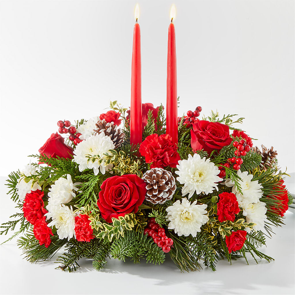 Holiday Soiree Centerpiece – HEARTS & FLOWERS FLORIST, Pine Bush NY