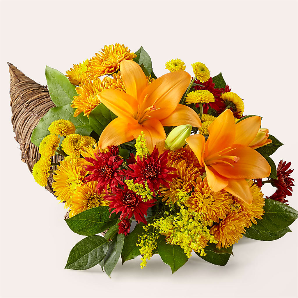 Feast of Color Cornucopia – HEARTS & FLOWERS FLORIST, Pine Bush NY
