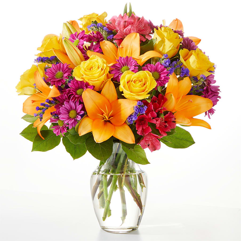 Colorful Visions Bouquet – HEARTS & FLOWERS FLORIST, Pine Bush NY