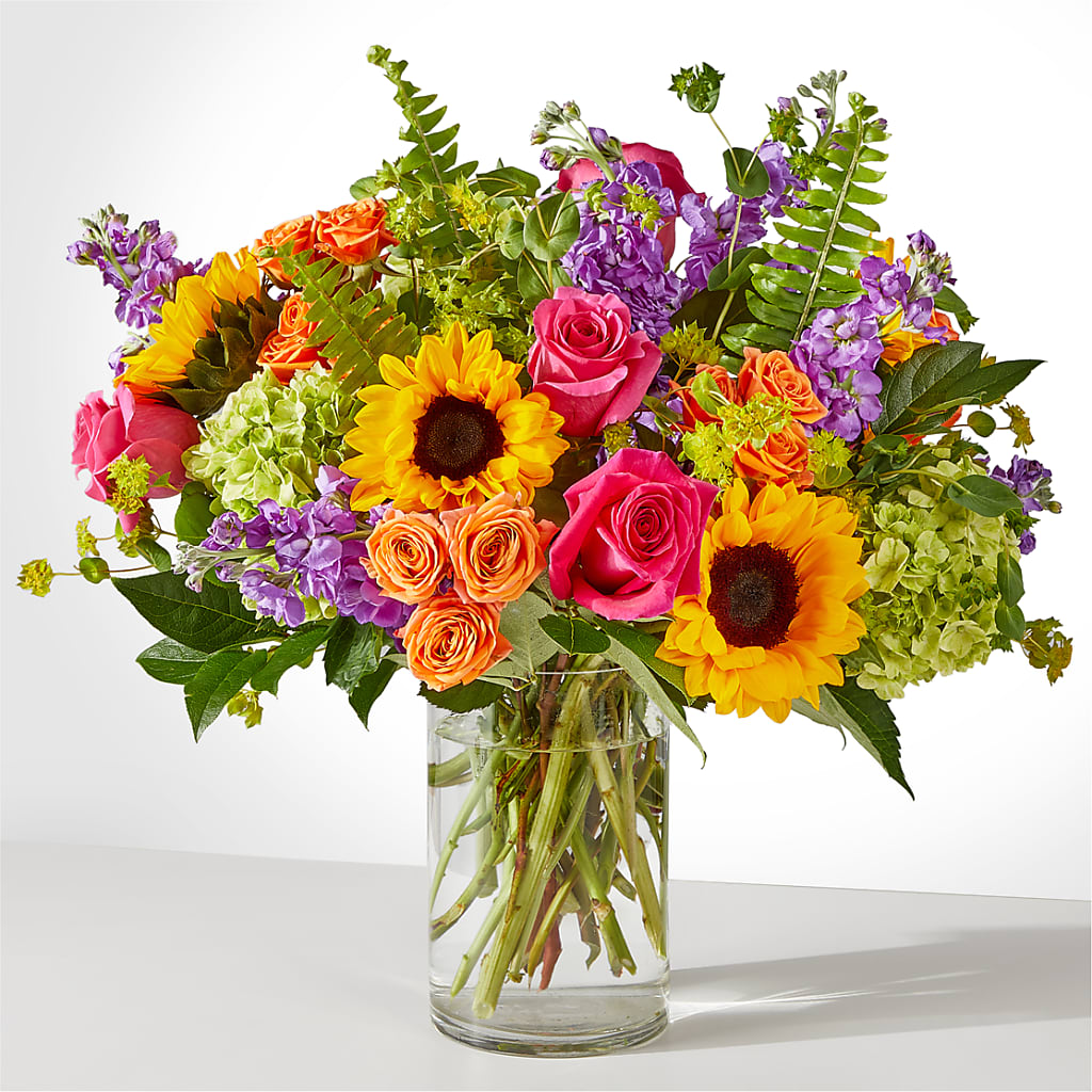 Vibrant Greetings Bouquet – HEARTS & FLOWERS FLORIST, Pine Bush NY