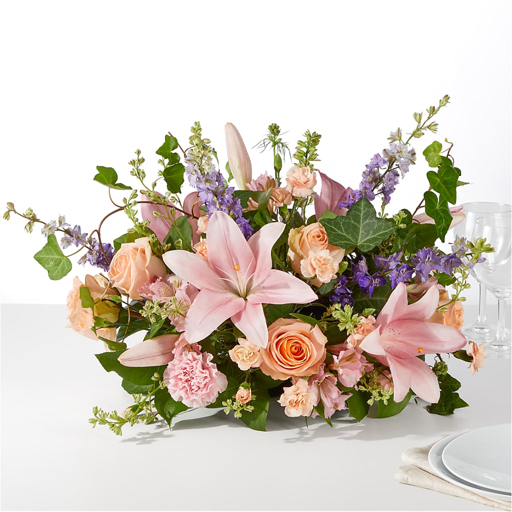 Blossom Time Centerpiece – HEARTS & FLOWERS FLORIST, Pine Bush NY