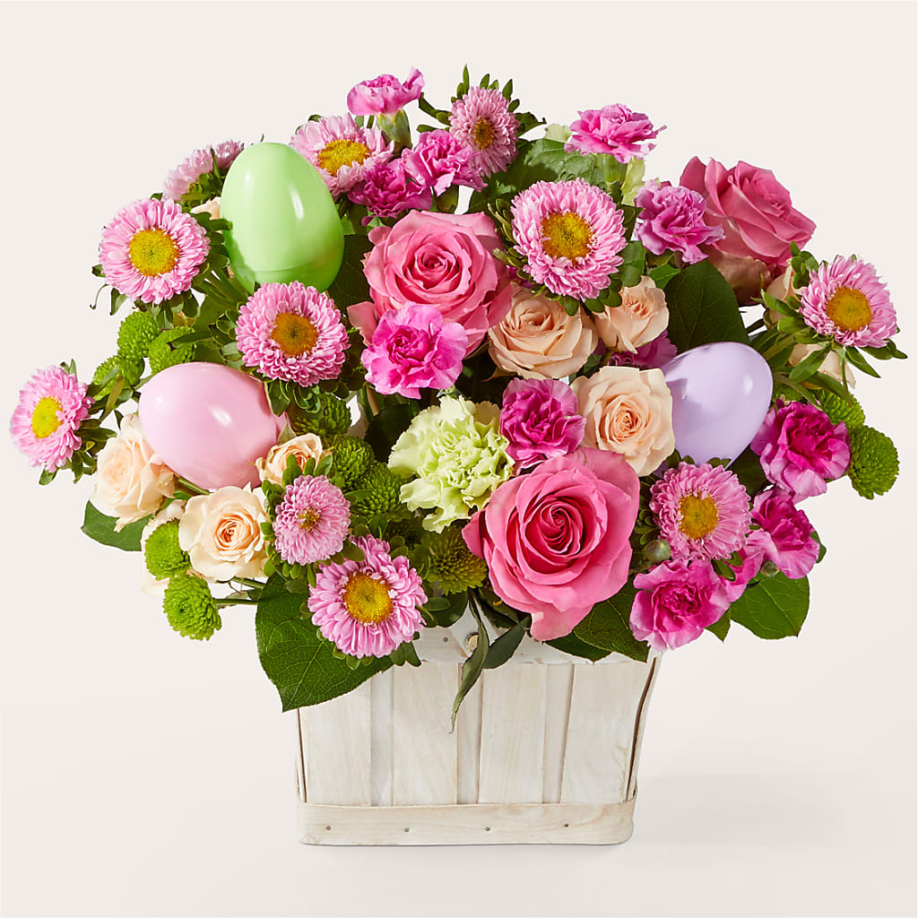 Get Eggcited Basket – HEARTS & FLOWERS FLORIST, Pine Bush NY